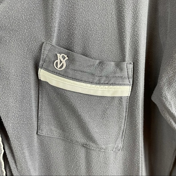 Vintage Victoria’s Secret Large Long Sleeve Longline Collared Nightgown Preppy - Picture 4 of 6